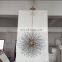 New nordic gold wedding decorative luxury pendant lighting led modern crystal chandelier