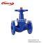 ductile cast iron din3352 globe valve PN16