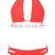 Sexy Ladies 2 pieces swimsuit swimwear bikini High Neck Cropped Bikini