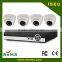 2016 New design easy using 4ch AHD Hybrid DVR kits 720P AHD camera