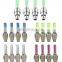 2Pcs Bike Bicycle Motorcycle Car Wheel Spoke Tire Valve Cap Skull Shape Neon LED Light Lamp Bulb 4 Colors