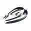 6pcs/set CLS Style W218 Carbon Fiber Car Bumper Canards for Mercedes Benz W218 CLS400 CLS550