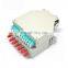 Good Quality 12 Port SC LC FC ST DIN Rail Mount Fiber Optic Splice Terminal Box
