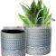 Indoor Outdoor Modern Nordic Style Ceramic Flower Pot Garden Planters Plant Containers