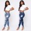 High waist lace-up trousers Women Jeans