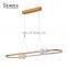 Promotional Sale Kitchen Dining Room Aluminum Black Gold Modern LED Decoration Chandelier Light