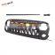 Grill With Metal Mesh With 5 LED Lights For Jeep Wrangler JK