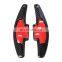 Fit Honda Civic Odssey CRV Accord CDX Spirior RDX MDX Car Real Carbon Fiber Paddle Shift Extension Black/Red