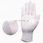 13 Gauge White Polyester Knitted Seamless Painting Gloves Reusable Nylon Safety Glove Liner Lint Free Inspection Working Gloves