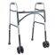 Rollator Walker Curbed Adult Double Button Heavy Duty Walker With 5