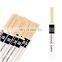 Portable Outdoor Travel Eco Friendly Bamboo Disposable Japanese Style Chopsticks with Open Paper Sleeve