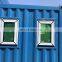 Superhouse Passive house energy rating super strength steel aluminium clear glass crank awning window