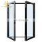Most popular waterproof double glazed aluminum casement door for commercial house