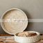 Natural material seagrass tray serving basket breakfast coffee tray wholesale
