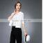 OEM Summer new round neck short sleeve knit cardigan paragraph Korean Fashion Slim linen jacket