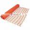 China factory orange safety fence barrier mesh of road warning barrier