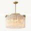 Modern luxury classic Cielo round golden industrial glass chandelier decoration living room bedroom hotel ceiling light