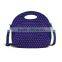 neoprene lunch bag with strap