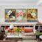 modern hand home decoration wall artwork canvas flower oil painting