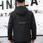 Men's New Winter Thickened Detachable Shell Replacement Fur Coat with Rabbit Fur Filling