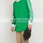 Custom Mens Baseball Green and White Long Sleeve T Shirts