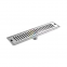 Modern 304 Stainless Steel Floor Drain with Striped Side Row Lengthened Strip for Hotel Toilet Bathroom Factory Price