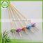 Top level high quality stylish bamboo twist fruit picks