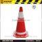 28" Red Painted Safety Rubber Road Cone
