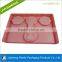 China suppliers luxury flocking cosmetic packaging disposable cosmetic tray