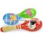 small children cute christmas musical toys soft voice educational learning games toys wooden pad printing maraca