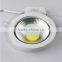 Dimmable 5W 10W 15W COB LED Panel Light Round Glass LED Ceiling Lamp