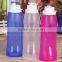 Soft squeeze silicone travel bottle collapsible water bottle joyshaker