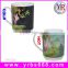 Drinking ceramic orca coating mug /high quality magic coffee mug