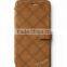 Handmade genuine real leather man business case for iphone 6 plus