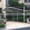 DIY Easy Installation Aluminum Carport Shades with polycarbonate sheet roofing