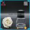 55ml Cylinder shaped aroma diffuser glass bottles with black cap                        
                                                                                Supplier's Choice