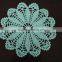Pure color embroidered weaved placemat,