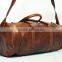 Real Goat Genuine Leather Bag Vintage Messenger Shoulder Bag Cross Body Luggage Travel Bag Satchel Sling Gymnastic Duffel Bag