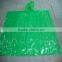Disposable PE Poncho in White with Logo