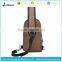 2016 Single shoulder retro canvas sling Highly quality design backpack