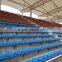 Outdoor blow molding fixed plastic stadium seats, cheap fixed plastic seats for stadium