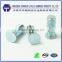 Factory hot sale standard Rohs blue zinc plating compresed rivet screw