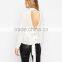 Fashion High Quality Cotton Spandex Office Lady's Shirt Blouse Top and Skirt Pants Customized