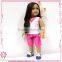 Customize 18 inch American Fashion Girl Dolls Vinyl Dolls with Wigs