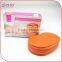 Orange Pouch with 5 pcs Manicure Set for Nail Care