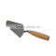 26cm Carbon Steel Brick laying Trowel with Wooden Handle, Metal End Cap