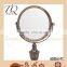Bedroom red bronze magnifying cosmetic standing mirror