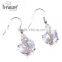 Silver Jewelry Silver Earring With Dangle Crystal Earring Jewelry