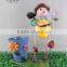 metal garden planter and pot decorative bee