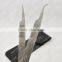 Stain finish Eyelash Extension Tweezers set